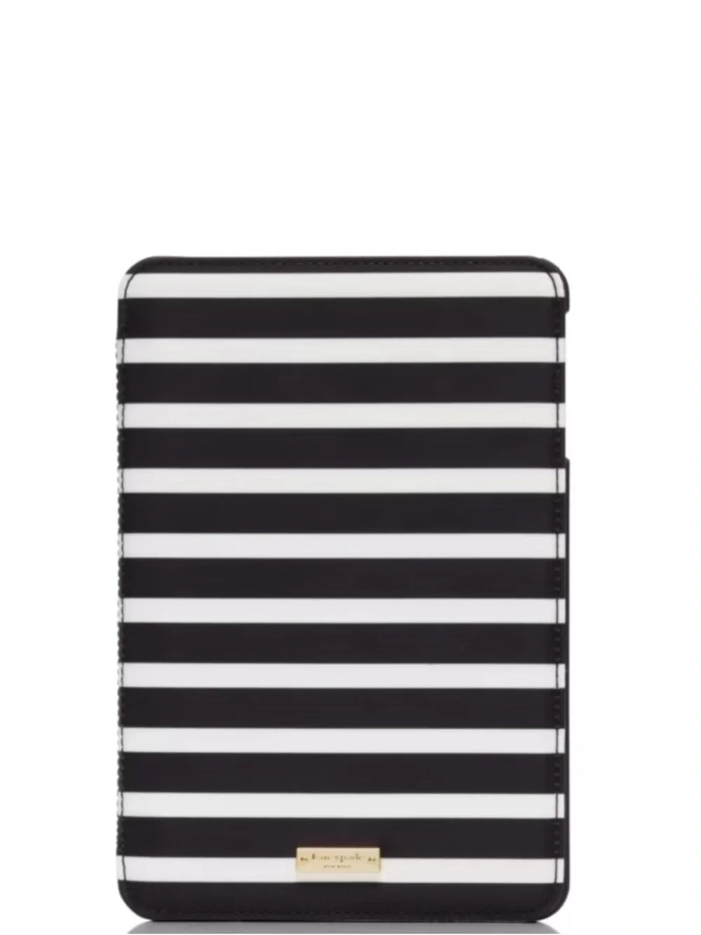 kate spade Black & White Stripe Passport Holder